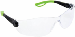 Frameless Clear Safety Glasses, ANSI Compliant, Clear Lens