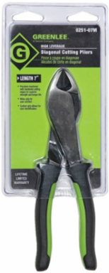 7 Inch High-Leverage Diagonal Cutting Pliers, Chrome Vanadium Steel