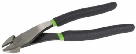 8 Inch High-Leverage Diagonal Cutting Pliers, Chrome Vanadium Steel, Dipped Grip