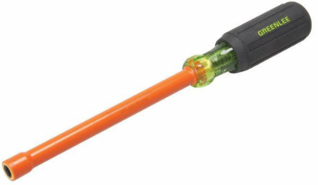 Insulated Nut-Holding Nut Drivers 1/4 Inch x 6 Inch, 1000V AC Rated