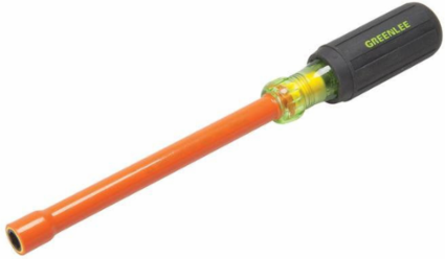 Insulated Nut-Holding Nut Drivers 5/16 Inch x 6 Inch, Heavy Duty, 1000V AC