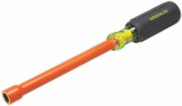 Insulated Nut-Holding Nut Driver 11/32 Inch x 6 Inch, 1000V AC Rated