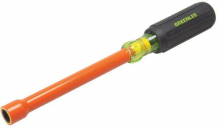 Insulated Nut Driver 7/16 Inch x 6 Inch, 1000V AC Rated, Heavy Duty