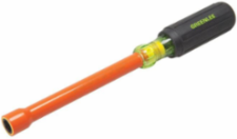 Insulated Nut Driver 7/16 Inch x 6 Inch, 1000V AC Rated, Heavy Duty