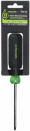 Square-Recess Tip Driver #3 x 4 Inch, Soft Grip, Chrome Plated, Heavy Duty