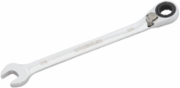 Combination Ratcheting Wrench 3/8 Inch, Polished Chrome Finish, 6-1/8 Inch Length