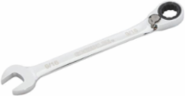 Combination Ratcheting Wrench 9/16 Inch, Polished Chrome Finish, 7-3/8 Inch Length