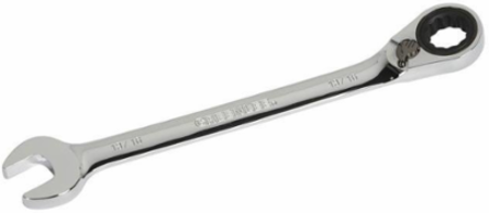 Combination Ratcheting Wrench 13/16 Inch - 5° Ratcheting, Polished Chrome Finish