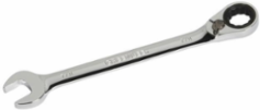 Combination Ratcheting Wrench 7/8 Inch, Polished Chrome, 11-1/8 Inch Length