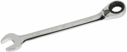 Combination Ratcheting Wrench 15/16 Inch, 12-11/16 Inch Length, Polished Chrome Finish