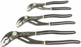 Water Pump Pliers Set 3-Piece (8 Inch, 10 Inch, 12 Inch) with Push-Button Adjustment