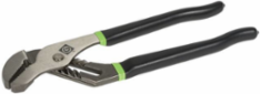 10 Inch Dipped Grip Pump Pliers, Vinyl Double Layer Handle, 2 Inch Jaw Opening