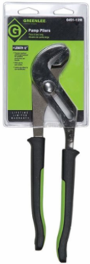 12 Inch Molded Grip Pump Pliers with 2-1/4 Inch Jaw Opening