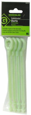 CableCaster® Replacement Darts - Aerodynamic Glow-in-the-Dark, Pack of Four
