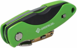 Heavy-Duty Folding Utility Knife 5 Blades, 8.9 Inch Length, Aluminum Housing