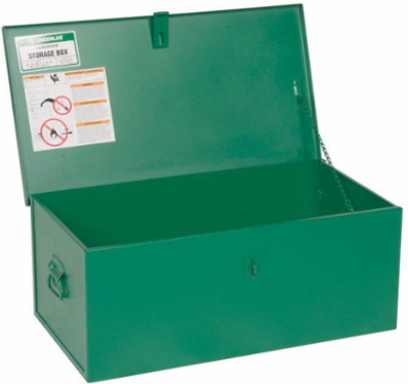 Heavy-Duty Welder's Storage Box, 30 Inch x 16 Inch x 12 Inch, 16 Gauge Steel