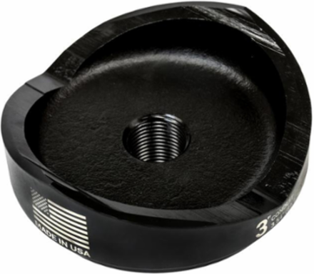 3 Inch Round Replacement Punch for Standard Knockouts, Fits 3-1/2 Inch