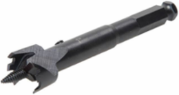 1 Inch E-Z Bore® Bit, Self-Feed Wood Boring, 7/16 Inch Hex Shank, 5 Inch Length