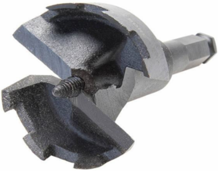 2 Inch E-Z Bore® Self-Feed Wood Boring Bit, Quick Change, 5 Inch Length