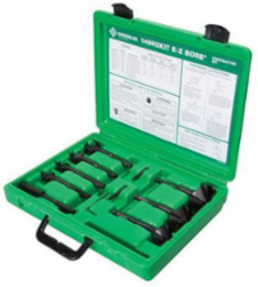 E-Z Bore Wood Boring Bit Set 1 Inch to 2-9/16 Inch with 7/16 Inch Hex Shank