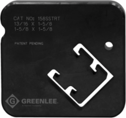Shear 30T Single Strut Dies 1-5/8 Inch x 1-5/8 Inch, 3/4 Inch Thickness