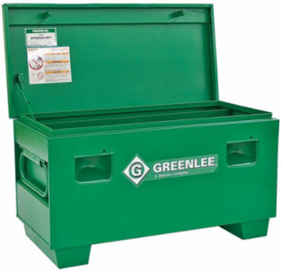 Chest Box 42 Inch x 20 Inch, 16 Gauge Steel, Green Color, Locking Mechanism