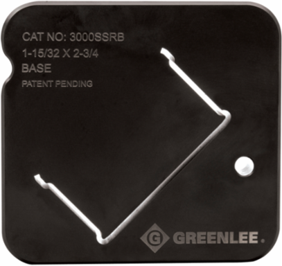Shearing Die Set for Shear 30T, 1-15/32 Inch x 2-3/4 Inch Profile, Steel