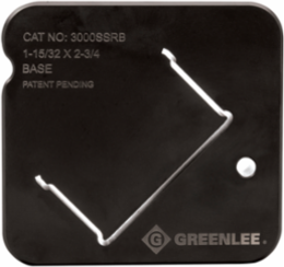 Shearing Die Set for Shear 30T, 1-15/32 Inch x 2-3/4 Inch Profile, Steel