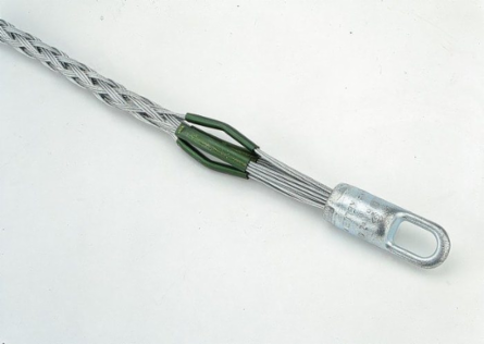 Multiple Strength Basket-Type Pull Grip, Cable Size .25 - .49 Inch, Rotating Forged Eye