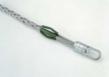 Multiple Strength Basket-Type Pull Grip, Cable Size .25 - .49 Inch, Rotating Forged Eye