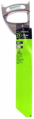PVC Saw 13 Inch Blade, V Teeth, 18-3/4 Inch Overall Length, 0.69 LB Weight