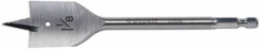 1-1/8 Inch Spade Bit, Hexagonal Shank, 6-1/4 Inch Length, 0.150 LB Weight