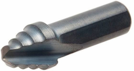 Kwik Stepper #10 Step Bit for Metal Cutting, Max Thickness 10 Gauge, 1/2 Inch Drill