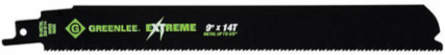 Extreme Reciprocating Saw Blade 9 Inch 14 TPI Bi-Metal, Cuts Structural Steel