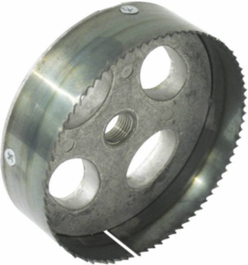 4-3/8 Inch Bi-Metal Recessed Light Hole Saw with 7/16 Inch Arbor Size