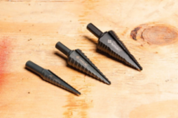 XT Cobalt Step Bit Kit, Includes #1, #3, #8, Cobalt HSS for Up to 10 Gauge Steel