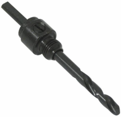 Small Hole Saw Arbor 9/16 - 1-3/16 Inch, High Speed Steel Pilot Drill, 1/4 Inch Chuck Size