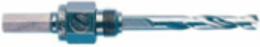 .312 Hex Arbor with 5/16 Inch Shank, High Speed Steel Pilot Drill