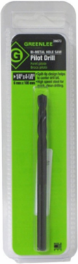 Pilot Drill 1/4 Inch Bit Diameter, 4-1/8 Inch Length, High-Speed Steel