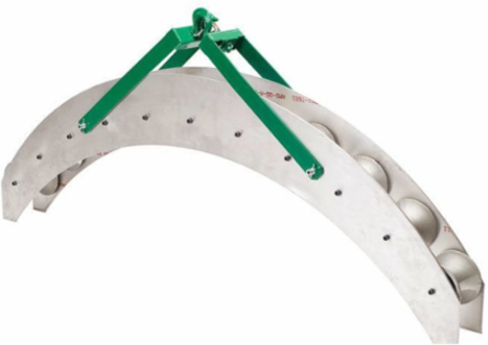 48 Inch Conveyor Sheave with 10 Aluminum Alloy Wheels, 4000 Lb Capacity