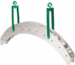 48 Inch Conveyor Sheave with 10 Aluminum Alloy Wheels, 4000 Lb Capacity