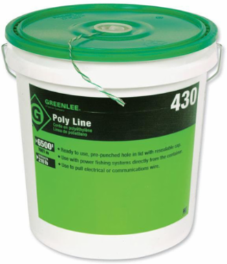 1 Ply Spiral Wrap Twine, 210 LB Tensile Strength, Green Color
