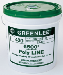 1 Ply Spiral Wrap Twine, 210 LB Tensile Strength, Green Color