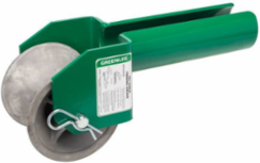 Feeding Sheave for 3-1/2 Inch Conduit, 5 Inch Wide Aluminum Alloy