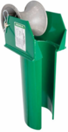6 Inch Cable Feeding Sheave, Aluminum Alloy, Self-Lubricating Bearings