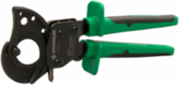 Ratchet Cable Cutter 1-7/16 Inch Jaw Size, 10 Inch Length, Cushioned Grip