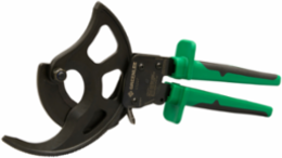 Ratchet Cable Cutter 2 Inch Jaw Size, 11 Inch Length, Cushioned Grip