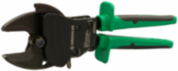 Open-Jaw Ratchet Cable Cutter - 3.5 Inch Width, Up to 750 MCM Aluminum, 2 LB Weight