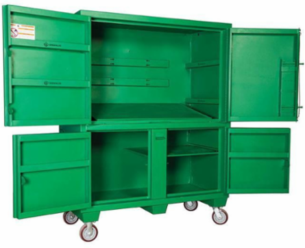 Four Door Compact Field Office, 59 Inch Width, 70 Inch Height, 16 Gauge Steel