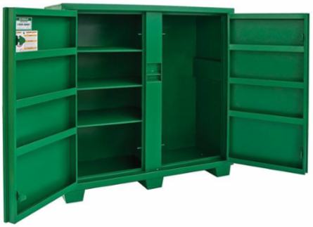 Utility Cabinet with Reinforced Shelves, 60 Inch Width, 56 Inch Height, 24 Inch Depth